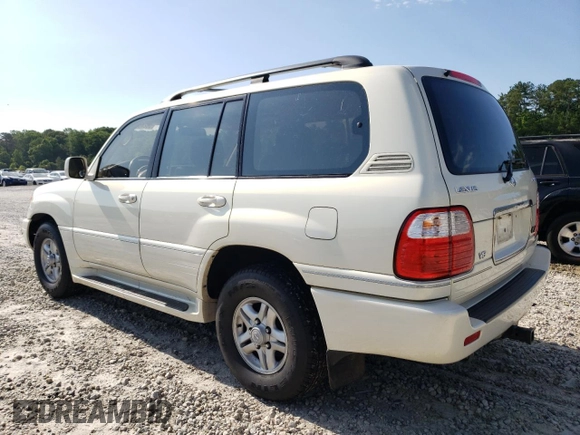 1998 Lexus LX 470 z VIN JT6HT00W3W0021133, wystawiony jako Copart lot #58240065 z przebiegiem 178 185 mil mil oraz Szkoda całkowita • Salvage title. Historia ofert i sprzedaży dostępna na DreamBid. Obrazek 2.