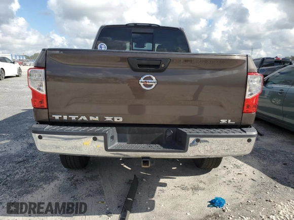 2016 Nissan Titan XD Platinum Reserve with VIN 1N6BA1F20GN500500, listed as a Copart auction lot 75396354 with 164,966 mi miles and Salvage Title. Bid and sale history available at carsss.com. Image 6.