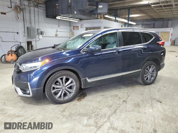 2020 Honda CR-V Touring with VIN 2HKRW2H96LH648423, listed as a Copart auction lot 54510035 with 68,663 mi miles and Salvage title. Bid and sale history available at DreamBid. Image 1.
