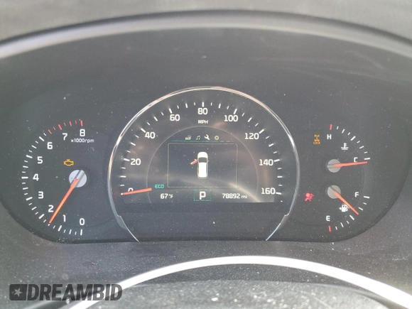 2017 Kia Sorento EX with VIN 5XYPHDA56HG287519, listed as a Copart auction lot 55184255 with 78,892 mi miles and Salvage title. Bid and sale history available at DreamBid. Image 9.