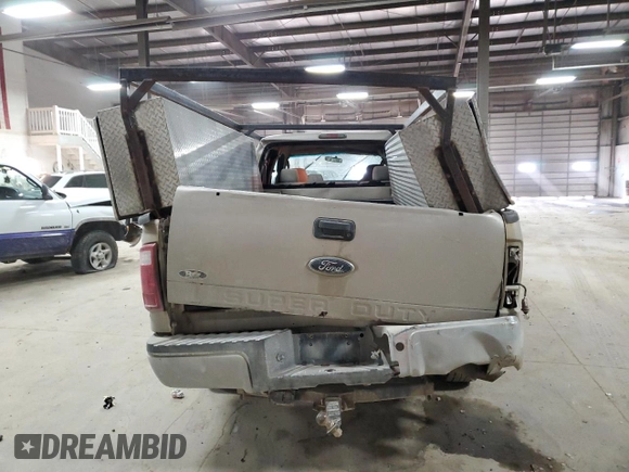 2008 Ford F-250 XL with VIN 1FTSW20528ED44586, listed as a Copart auction lot 83559544 with 325,052 mi miles and Salvage title. Bid and sale history available at DreamBid. Image 6.
