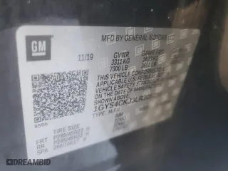 2020 Cadillac Escalade Premium Luxury with VIN 1GYS4CKJ3LR205116, listed as a Copart auction lot 87861635 with 90,708 mi miles and Salvage Title. Bid and sale history available at carsss.com. Image 13.