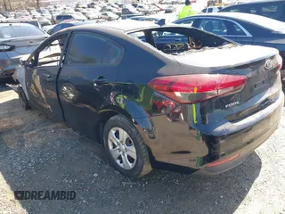 2017 Kia Forte LX with VIN 3KPFK4A70HE129754, listed as a IAAI auction lot 41626176 with 1 mi miles. Bid and sale history available at carsss.com. Image 3.