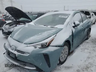 2022 Toyota Prius L Eco with VIN JTDKAMFU6N3187693, listed as a Copart auction lot 44617075 with 26,821 mi miles and Salvage Title. Bid and sale history available at DreamBid. Image 1.