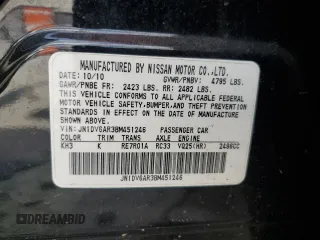 2011 Infiniti G25 x with VIN JN1DV6AR3BM451246, listed as a Copart auction lot 71883764 with Not Provided miles and Salvage Title. Bid and sale history available at carsss.com. Image 15.