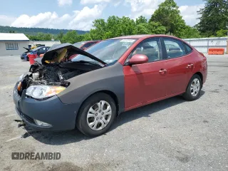2010 Hyundai Elantra GLS with VIN KMHDU4AD6AU951095, listed as a Copart auction lot 60593945 with 167,597 mi miles and Salvage title. Bid and sale history available at DreamBid. Image 1.