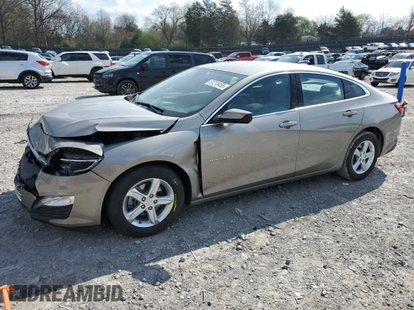 2022 Chevrolet Malibu LS with VIN 1G1ZC5ST2NF153396, listed as a Copart auction lot 51213455 with 21,803 mi miles and Salvage Title. Bid and sale history available at DreamBid. Image 1.