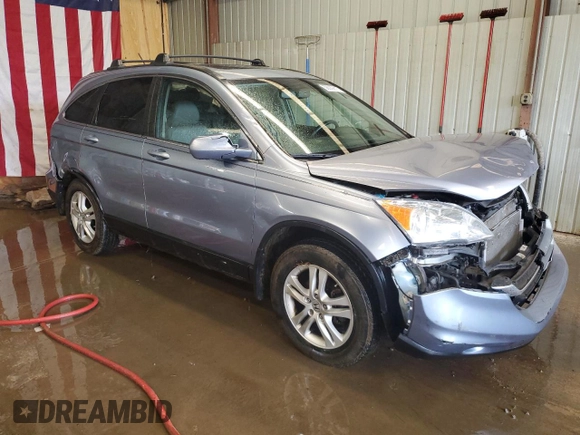 2011 Honda CR-V EX-L with VIN 5J6RE3H78BL022660, listed as a Copart auction lot 58039815 with 81,214 mi miles and Salvage title. Bid and sale history available at DreamBid. Image 4.