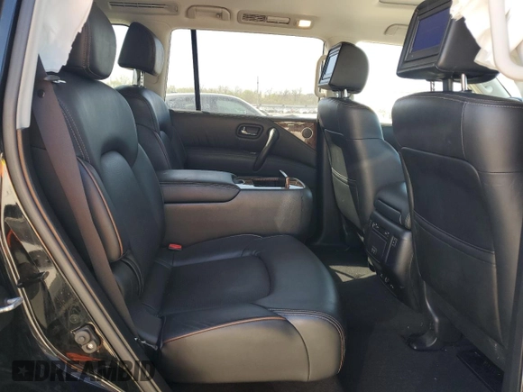 2017 Nissan Armada Platinum with VIN JN8AY2NE1H9706743, listed as a Copart auction lot 52411925 with 108,056 mi miles and Salvage Title. Bid and sale history available at carsss.com. Image 11.