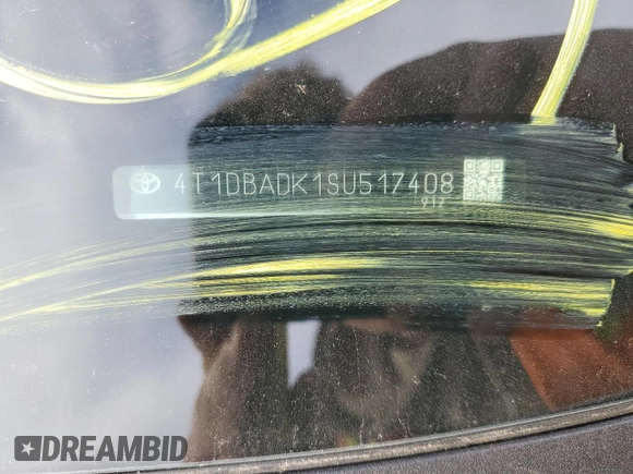 2025 Toyota Camry LE с VIN 4T1DBADK1SU517408, выставлен на аукционе Copart как лот 49712205 с пробегом 3 700 миль миль и Списание • Salvage title. История ставок и продаж доступна на DreamBid. Изображение 13.