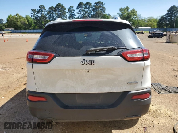 2017 Jeep Cherokee Latitude with VIN 1C4PJLCB9HW573398, listed as a Copart auction lot 52309075 with Not Provided miles and Salvage Title. Bid and sale history available at carsss.com. Image 6.