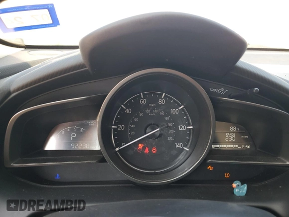 2018 Mazda CX-3 Touring with VIN JM1DKDC75J0329502, listed as a Copart auction lot 68061054 with 92,238 mi miles and Salvage Title. Bid and sale history available at carsss.com. Image 9.