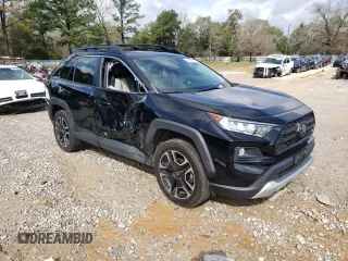 2019 Toyota RAV4 Adventure with VIN 2T3J1RFV7KW006630, listed as a Copart auction lot 44582775 with 52,174 mi miles and Salvage title. Bid and sale history available at DreamBid. Image 4.