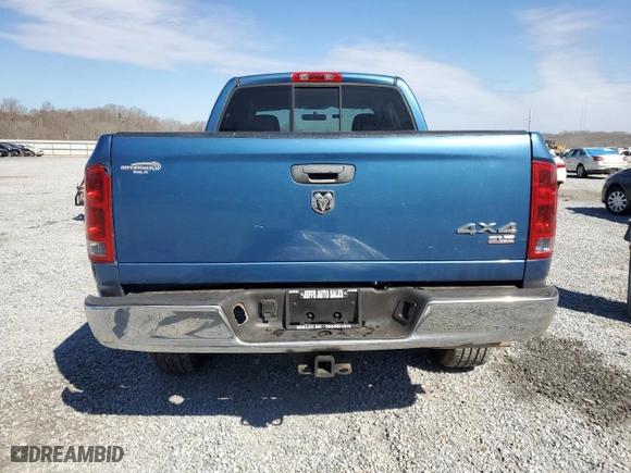 2005 Dodge Ram 1500 SLT with VIN 1D7HU18D75S197402, listed as a Copart auction lot 45849135 with 188,688 mi miles and Salvage Title. Bid and sale history available at carsss.com. Image 6.