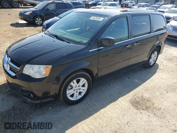 2013 Dodge Grand Caravan Crew with VIN 2C4RDGDG8DR741455, listed as a Copart auction lot 54420055 with 93,391 mi miles and Non Repairable. Bid and sale history available at DreamBid. Image 1.