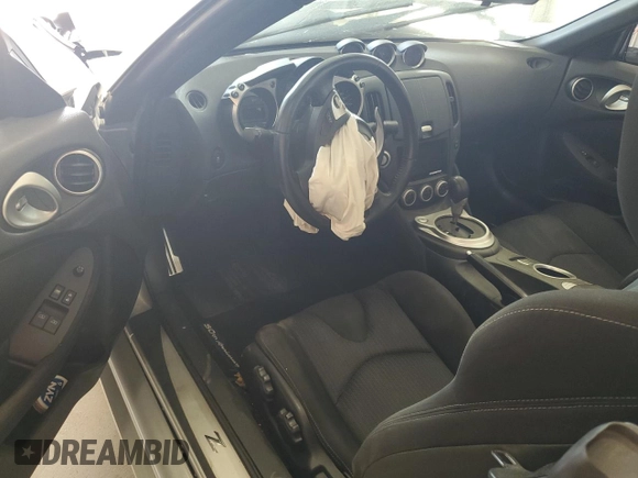 2014 Nissan 370Z Touring with VIN JN1AZ4FH0EM621207, listed as a Copart auction lot 50928485 with Not Provided miles and Salvage Title. Bid and sale history available at DreamBid. Image 8.