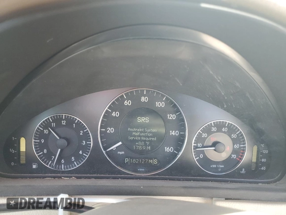 2008 Mercedes-Benz CLK-Class 3.5L with VIN WDBTK56F68T099528, listed as a Copart auction lot 71297684 with 182,127 mi miles and Salvage Title. Bid and sale history available at carsss.com. Image 9.