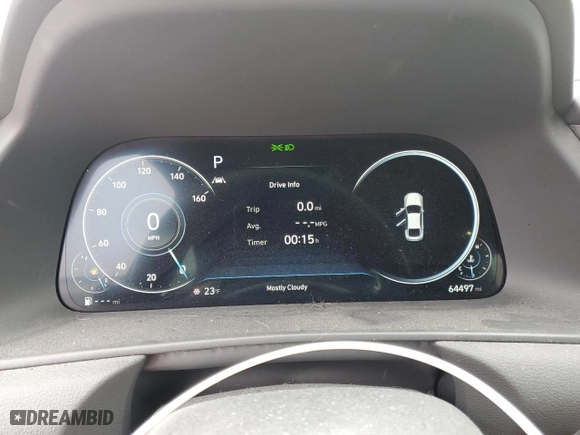 2020 Hyundai Sonata SEL Plus with VIN 5NPEJ4J26LH033750, listed as a Copart auction lot 45321815 with 64,497 mi miles and Salvage Title. Bid and sale history available at carsss.com. Image 9.
