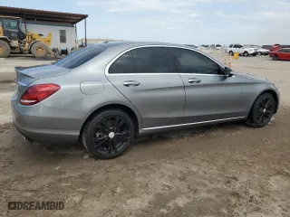 2015 Mercedes-Benz C-Class C 300 with VIN 55SWF4JB2FU088994, listed as a Copart auction lot 52219555 with 158,461 mi miles and Clean Title. Bid and sale history available at carsss.com. Image 3.