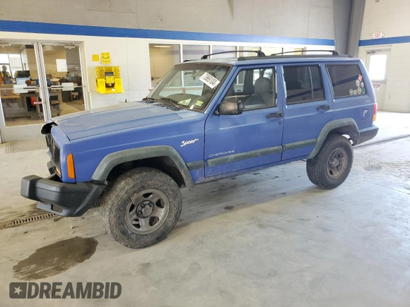 1997 Jeep Cherokee Sport with VIN 1J4FJ68S5VL564193, listed as a Copart auction lot 73969104 with 177,442 mi miles and Clean Title. Bid and sale history available at carsss.com. Image 1.