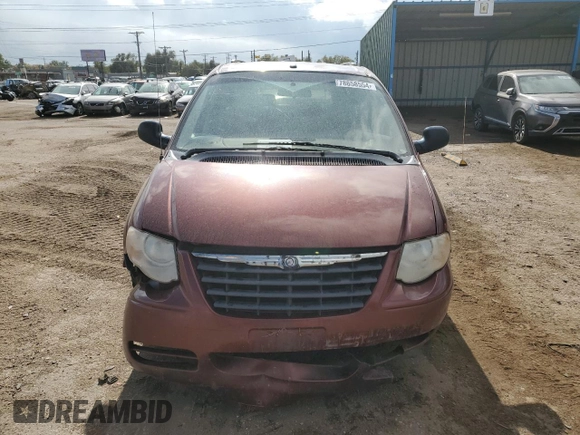 2007 Chrysler Town & Country LWB LX with VIN 2A4GP44R67R341603, listed as a Copart auction lot 78658554 with 0 mi miles and Salvage Title. Bid and sale history available at carsss.com. Image 5.