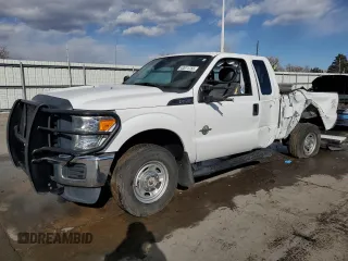 2015 Ford F-250 XLT with VIN 1FT7X2BT7FEA75741, listed as a Copart auction lot 43011755 with 86,674 mi miles and Salvage Title. Bid and sale history available at DreamBid. Image 1.