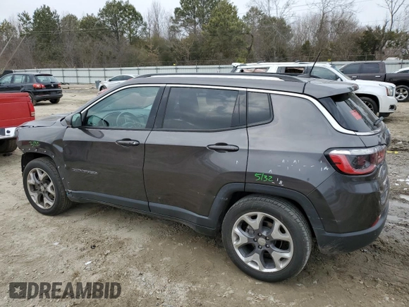 2021 Jeep Compass Limited with VIN 3C4NJCCB2MT522588, listed as a Copart auction lot 88966345 with 72,161 mi miles and Salvage Title. Bid and sale history available at carsss.com. Image 2.