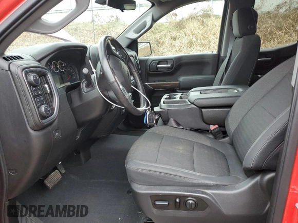 2019 Chevrolet Silverado 1500 RST with VIN 1GCRYEEK2KZ285600, listed as a Copart auction lot 83615634 with 37,625 mi miles and Clean Title. Bid and sale history available at DreamBid. Image 7.
