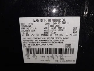 2023 Ford Explorer XLT with VIN 1FMSK8DHXPGC42017, listed as a IAAI auction lot 42009972 with 16,945 mi miles and . Bid and sale history available at DreamBid. Image 9.