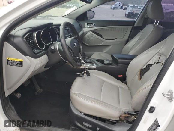 2013 Kia Optima EX with VIN 5XXGN4A76DG247451, listed as a Copart auction lot 58445265 with 181,194 mi miles and Salvage title. Bid and sale history available at DreamBid. Image 7.