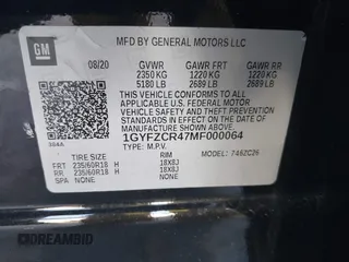 2021 Cadillac XT4 FWD Premium Luxury with VIN 1GYFZCR47MF000064, listed as a IAAI auction lot 41974115 with 1 mi miles. Bid and sale history available at carsss.com. Image 9.