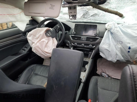 2018 Honda Accord Touring with VIN 1HGCV2F94JA004257, listed as a Copart auction lot 80640974 with Not provided miles and Salvage title. Bid and sale history available at DreamBid. Image 8.
