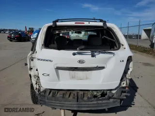 2005 Kia Sorento LX with VIN KNDJC733355365549, listed as a Copart auction lot 45800565 with 218,962 mi miles and Salvage Title. Bid and sale history available at carsss.com. Image 6.