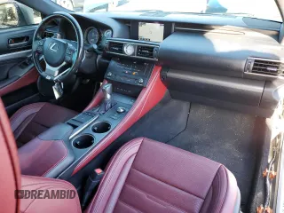 2016 Lexus RC 200t F Sport with VIN JTHHA5BC1G5003683, listed as a Copart auction lot 85291064 with 106,932 mi miles and Salvage Title. Bid and sale history available at DreamBid. Image 8.