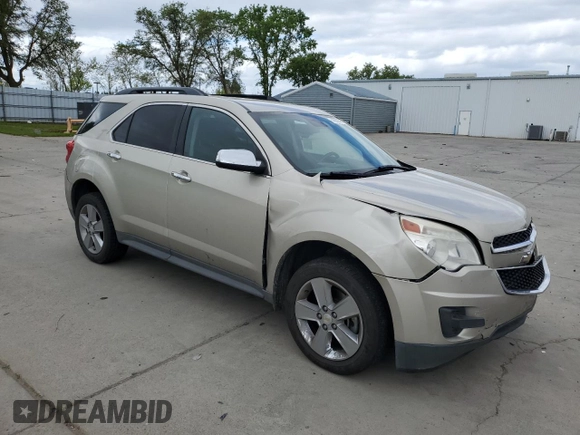 2014 Chevrolet Equinox LT with VIN 2GNALBEK0E6311192, listed as a Copart auction lot 50663585 with 109,560 mi miles and Salvage Title. Bid and sale history available at DreamBid. Image 4.