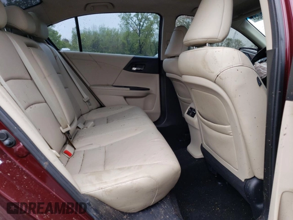 2013 Honda Accord EX-L with VIN 1HGCR2F82DA071858, listed as a Copart auction lot 55749865 with 89,042 mi miles and Salvage Title. Bid and sale history available at DreamBid. Image 10.