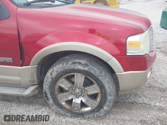 2007 Ford Expedition Max Eddie Bauer with VIN 1FMFK18587LA86155, listed as a IAAI auction lot 41520120 with 232,140 mi miles and . Bid and sale history available at DreamBid. Image 14.