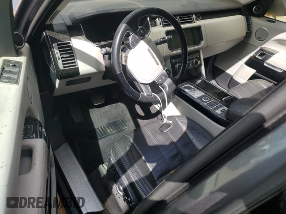 2016 Land Rover Range Rover HSE с VIN SALGS2PF6GA285363, выставлен на аукционе Copart как лот 52613175 с пробегом Не указан миль и Списание • Salvage title. История ставок и продаж доступна на DreamBid. Изображение 8.