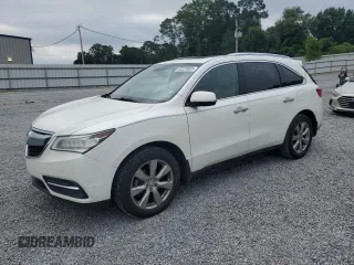 2015 Acura MDX Advance z VIN 5FRYD3H83FB014017, wystawiony jako Copart lot #63225025 z przebiegiem 126 303 mil mil oraz Szkoda całkowita • Salvage title. Historia ofert i sprzedaży dostępna na DreamBid. Obrazek 1.