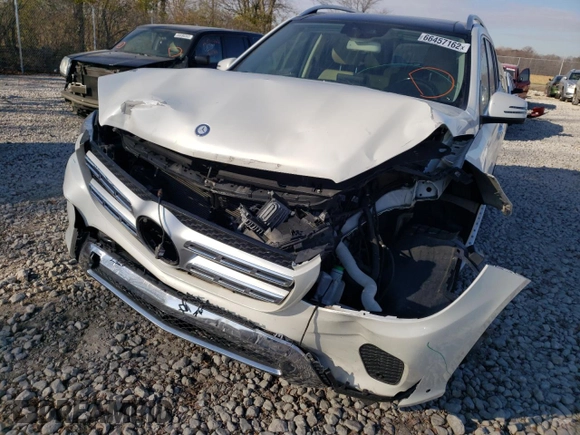 2017 Mercedes-Benz GLS with VIN 4JGDF6EE3HA876067, listed as a Copart auction lot 66457162 with 76,845 mi miles. Bid and sale history available at carsss.com. Image 9.