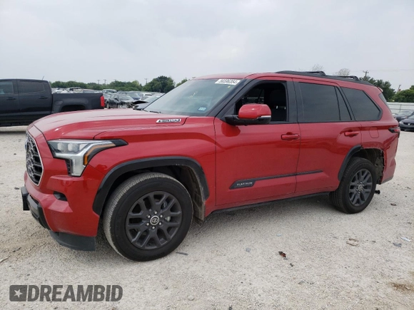 2023 Toyota Sequoia SR5 with VIN 7SVAAAAA2PX001916, listed as a Copart auction lot 56596354 with 15,277 mi miles and Salvage Title. Bid and sale history available at carsss.com. Image 1.