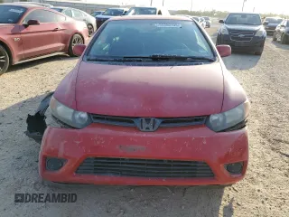 2008 Honda Civic Cpe EX with VIN 2HGFG12818H581015, listed as a Copart auction lot 53350105 with 165,153 mi miles and Salvage Title. Bid and sale history available at carsss.com. Image 5.