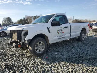 2023 Ford F-150 XL with VIN 1FTMF1CB9PKE06134, listed as a Copart auction lot 43435005 with 51,365 mi miles and Salvage Title. Bid and sale history available at carsss.com. Image 1.
