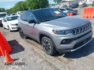 2023 Jeep Compass Limited с VIN 3C4NJDCN2PT534664, выставлен на аукционе IAAI как лот 42187902 с пробегом 26 366 миль миль и . История ставок и продаж доступна на DreamBid. Изображение 1.