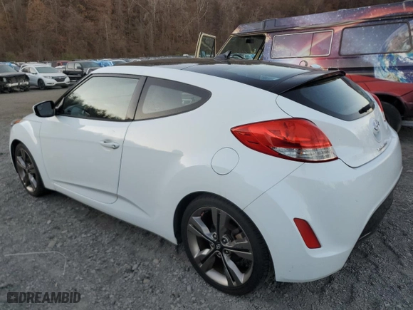 2016 Hyundai Veloster with VIN KMHTC6AD0GU298346, listed as a Copart auction lot 81289574 with 87,540 mi miles and Salvage Title. Bid and sale history available at carsss.com. Image 2.