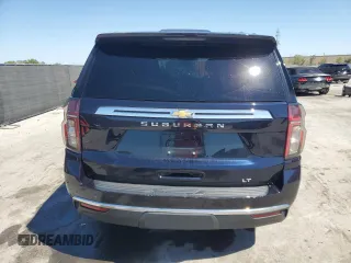 2021 Chevrolet Suburban LT z VIN 1GNSCCKD7MR136894, wystawiony jako Copart lot #48788605 z przebiegiem 57 933 mil mil oraz Szkoda całkowita • Salvage title. Historia ofert i sprzedaży dostępna na DreamBid. Obrazek 6.