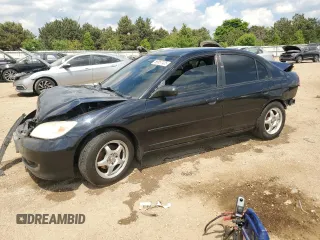 2004 Honda Civic LX z VIN 2HGES16524H625527, wystawiony jako Copart lot #56557125 z przebiegiem Nie podano mil oraz Szkoda całkowita • Salvage title. Historia ofert i sprzedaży dostępna na DreamBid. Obrazek 1.