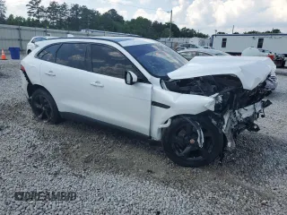 2019 Jaguar F-Pace 25t Premium with VIN SADCJ2FX7KA616516, listed as a Copart auction lot 55295245 with 108,575 mi miles and Salvage title. Bid and sale history available at DreamBid. Image 4.