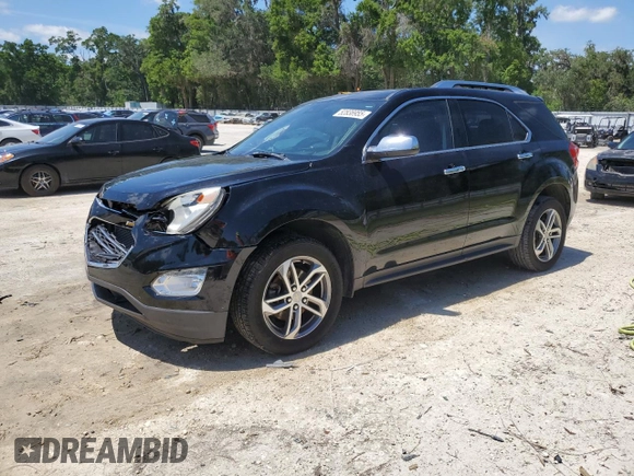 2016 Chevrolet Equinox LTZ with VIN 2GNALDEK7G1175171, listed as a Copart auction lot 52838955 with 148,100 mi miles and Salvage Title. Bid and sale history available at carsss.com. Image 1.