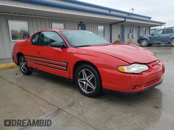 2004 Chevrolet Monte Carlo SS Supercharged z VIN 2G1WZ151749325546, wystawiony jako Copart lot #50517925 z przebiegiem 196 839 mil mil oraz Szkoda całkowita • Salvage title. Historia ofert i sprzedaży dostępna na DreamBid. Obrazek 4.